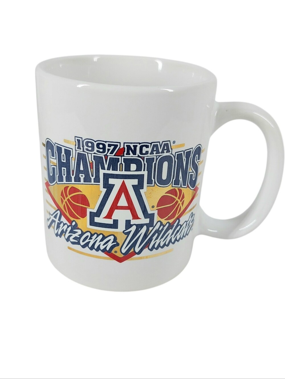 Vintage 1997 Arizona Wildcats NCAA Basketball Championship Coffee Mug Collectors